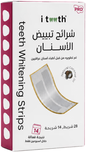 لاصقات تبييض الأسنان